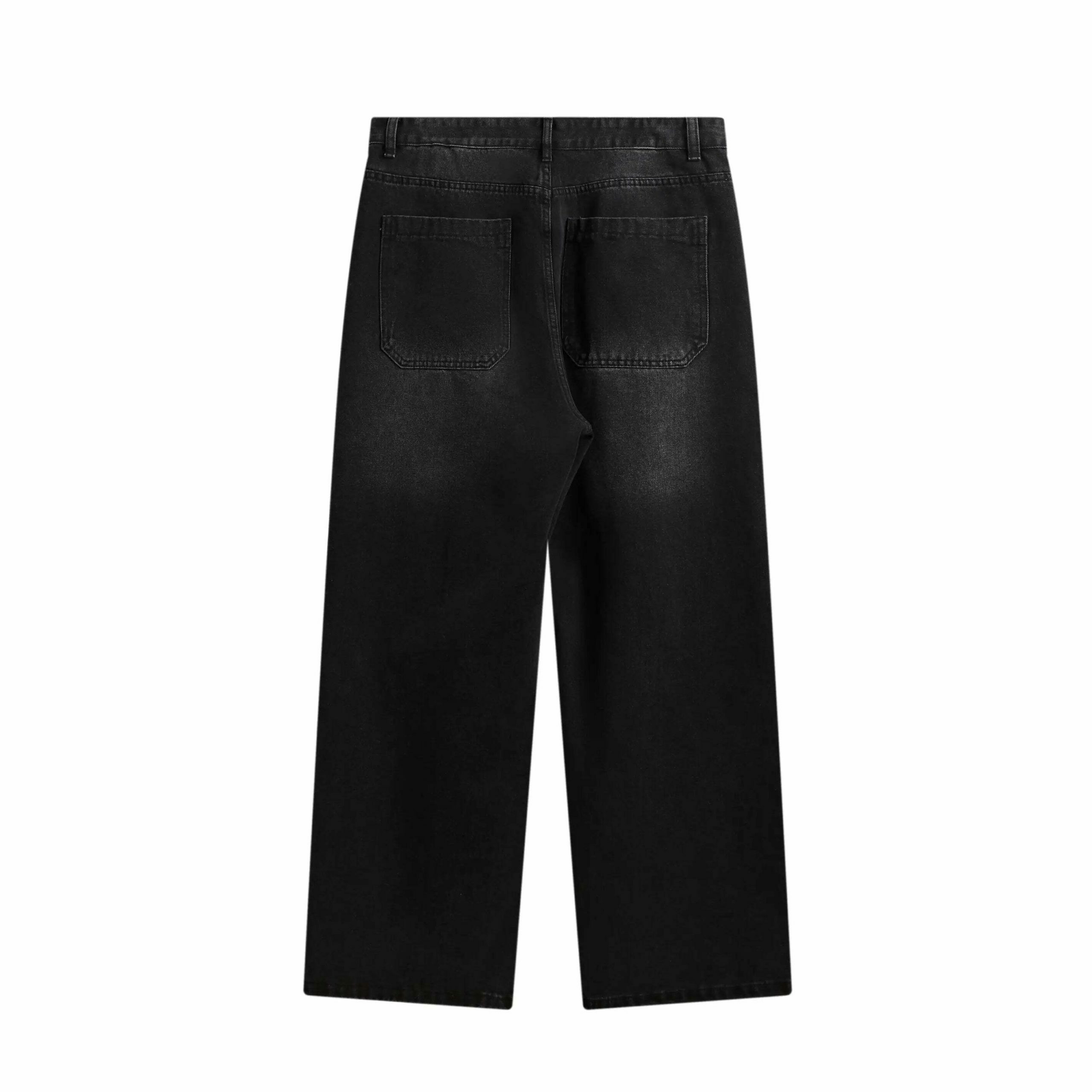 Y2K Aesthetic Cargo Skirt with Pierced Relaxed Fit Jeans Y2K Aesthetic Cargo Skirt with Pierced Relaxed Fit Jeans