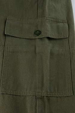 Y2K Aesthetic Cargo Skirt with Pocket Patches - Coquette Grunge Style for Women