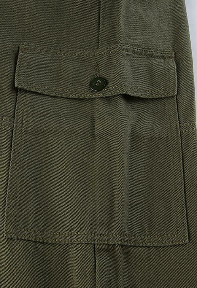 Y2K Aesthetic Cargo Skirt with Pocket Patches - Coquette Grunge Style for Women Y2K Aesthetic Cargo Skirt with Pocket Patches - Coquette Grunge Style for Women