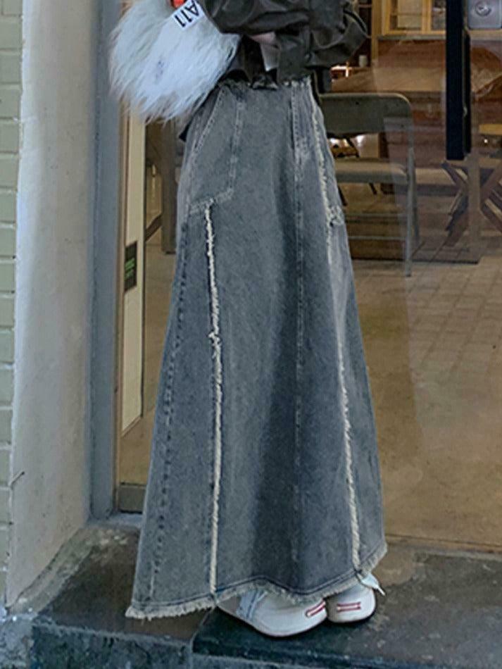 Y2K Aesthetic Cargo Skirt with Raw Edge Patchwork Detail - Coquette Fashion for Women Y2K Aesthetic Cargo Skirt with Raw Edge Patchwork Detail - Coquette Fashion for Women