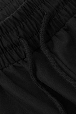 Y2K Aesthetic Cargo Skirt with Side Pockets - Coquette & Grunge Style Drawstring Pants