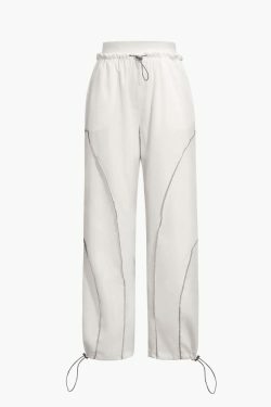 Y2K Aesthetic Cargo Skirt with Stitching Detail - Coquette Fashion for Women