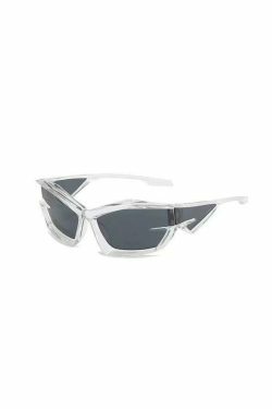 Y2K Aesthetic Cat Eye Sunglasses - Coquette Fashion with Grunge & Pastel Goth Vibes