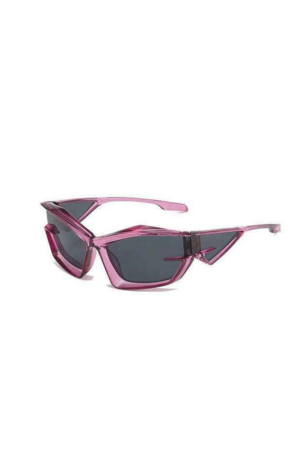 Y2K Aesthetic Cat Eye Sunglasses - Coquette Fashion with Grunge & Pastel Goth Vibes