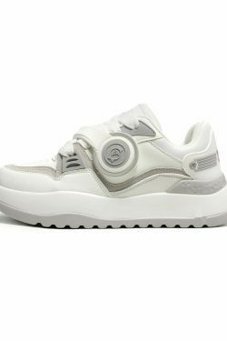 Y2K Aesthetic Chunky 'Headphones' Sneakers - Retro Coquette Style Women's Fashion