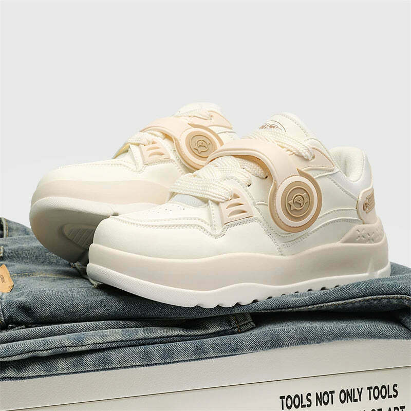 Y2K Aesthetic Chunky 'Headphones' Sneakers - Retro Coquette Style Women's Fashion Y2K Aesthetic Chunky 'Headphones' Sneakers - Retro Coquette Style Women's Fashion