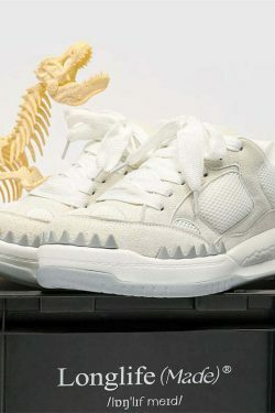 Y2K Aesthetic Chunky Skate Style Sneakers for Niche Women Fashion