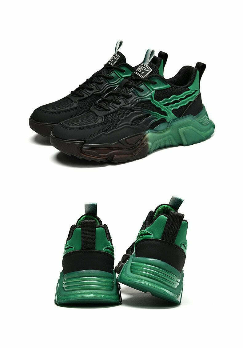 Y2K Aesthetic Chunky Sneakers: Coquette & Grunge Style Women's Fashion Y2K Aesthetic Chunky Sneakers: Coquette & Grunge Style Women's Fashion