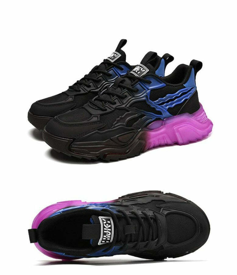 Y2K Aesthetic Chunky Sneakers: Coquette & Grunge Style Women's Fashion Y2K Aesthetic Chunky Sneakers: Coquette & Grunge Style Women's Fashion