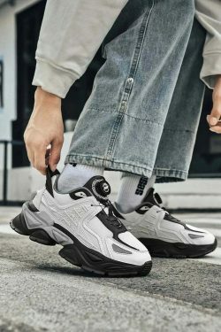 Y2K Aesthetic Chunky Sole Sneakers - Coquette, Grunge, Pastel Goth