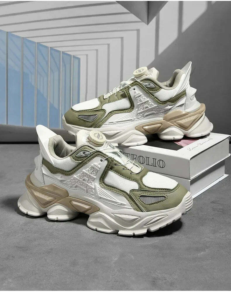 Y2K Aesthetic Chunky Sole Sneakers - Coquette, Grunge, Pastel Goth Y2K Aesthetic Chunky Sole Sneakers - Coquette, Grunge, Pastel Goth