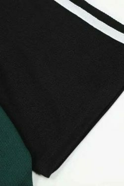 Y2K Aesthetic Circle Sports Polo Tee for Women - Coquette Grunge Style with Pastel Goth Vibes