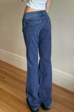 Y2K Aesthetic City Sculpt Boot Cut Jeans for Women - Coquette & Grunge Style Fashion