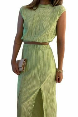 Y2K Aesthetic Collar Shirt & Mid-Length Skirt Set - Coquette Grunge Fashion Two-Piece Suit