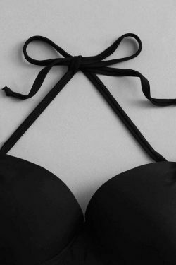 Y2K Aesthetic Color Block Bikini Set - Coquette Grunge Fashion & Pastel Goth Vibes