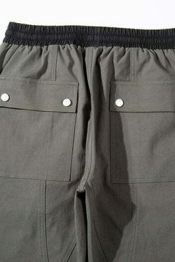 Y2K Aesthetic Color Block Cargo Skirt - Coquette & Grunge Style Women's Fashion