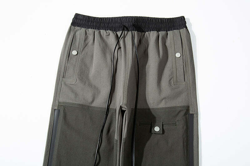 Y2K Aesthetic Color Block Cargo Skirt - Coquette & Grunge Style Women's Fashion