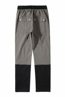 Y2K Aesthetic Color Block Cargo Skirt - Coquette & Grunge Style Women's Fashion