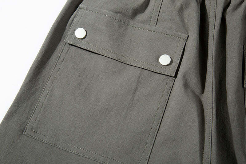 Y2K Aesthetic Color Block Cargo Skirt - Coquette & Grunge Style Women's Fashion