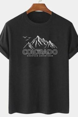 Y2K Aesthetic Colorado Mountain Unisex T-Shirt - Coquette & Grunge Style Fashion