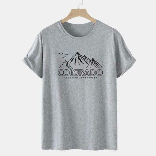 Y2K Aesthetic Colorado Mountain Unisex T-Shirt - Coquette & Grunge Style Fashion Y2K Aesthetic Colorado Mountain Unisex T-Shirt - Coquette & Grunge Style Fashion