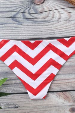 Y2K Aesthetic Colorful Striped Bikini Set for Niche Women Fashion