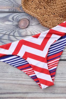 Y2K Aesthetic Colorful Striped Bikini Set for Niche Women Fashion