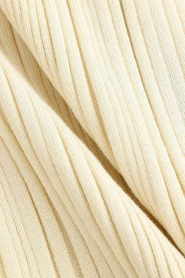 Y2K Aesthetic Contrast Trim Knitted Dress - Coquette Style with Grunge Flair and Pastel Goth Vibes Y2K Aesthetic Contrast Trim Knitted Dress - Coquette Style with Grunge Flair and Pastel Goth Vibes