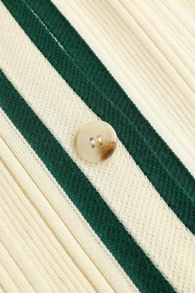 Y2K Aesthetic Contrast Trim Knitted Dress - Coquette Style with Grunge Flair and Pastel Goth Vibes Y2K Aesthetic Contrast Trim Knitted Dress - Coquette Style with Grunge Flair and Pastel Goth Vibes