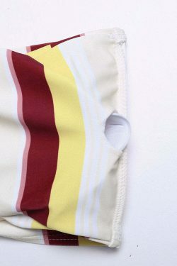 Y2K Aesthetic Convertible Strap Halter Backless Bikini Swimsuit