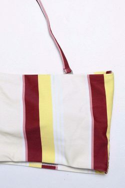 Y2K Aesthetic Convertible Strap Halter Backless Bikini Swimsuit