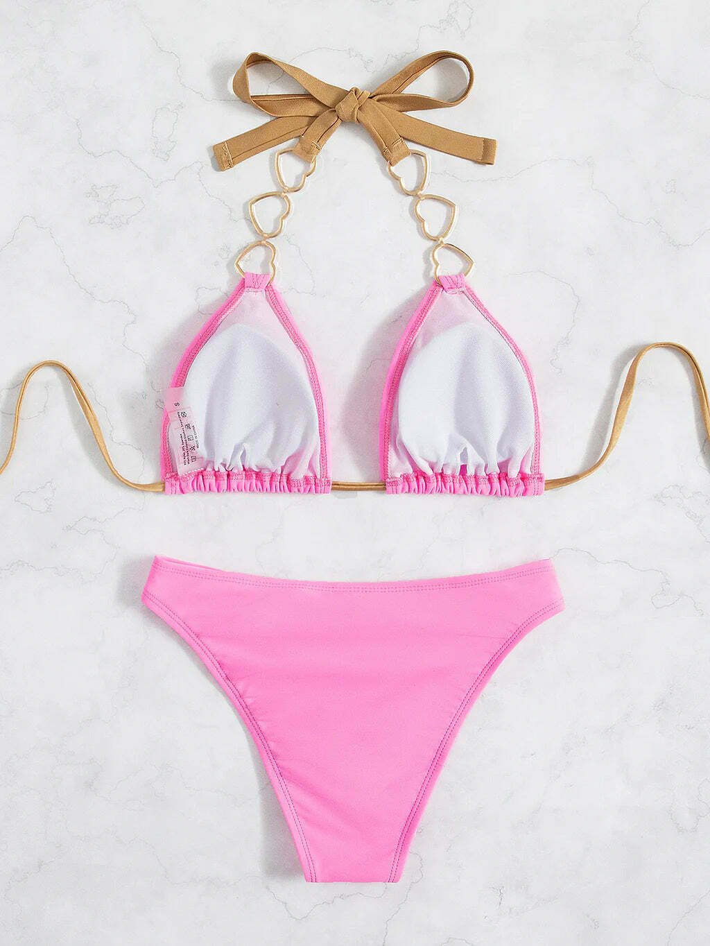 Y2K Aesthetic Coquette Backless Bikini - Sexy Love Jewelry for Women Y2K Aesthetic Coquette Backless Bikini - Sexy Love Jewelry for Women