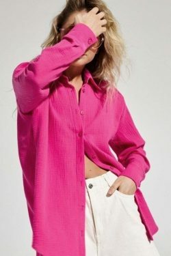 Y2K Aesthetic Coquette Loose Shirt - Grunge Style Cargo Skirt & Pastel Goth Fashion