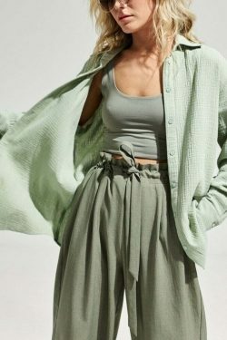 Y2K Aesthetic Coquette Loose Shirt - Grunge Style Cargo Skirt & Pastel Goth Fashion