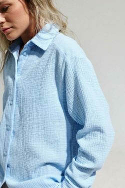 Y2K Aesthetic Coquette Loose Shirt - Grunge Style Cargo Skirt & Pastel Goth Fashion