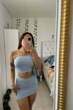 Y2K Aesthetic Coquette Strapless Bodycon Set with Cargo Skirt