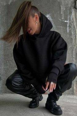 Y2K Aesthetic Coquette Street Style Sweatshirt Hoodie - Grunge Fashion with Pastel