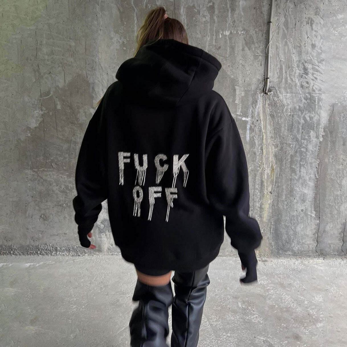 Y2K Aesthetic Coquette Street Style Sweatshirt Hoodie - Grunge Fashion with Pastel Y2K Aesthetic Coquette Street Style Sweatshirt Hoodie - Grunge Fashion with Pastel