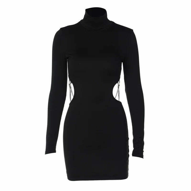 Y2K Aesthetic Coquette Style Backless Mini Dress for Women - More Time To Shine