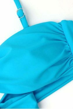 Y2K Aesthetic Coquette Style Bandage Bikini - Trendy Two-Tone Fashion for Women