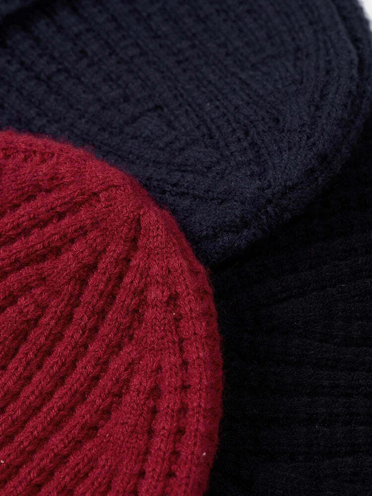 Y2K Aesthetic Coquette Style Beanie Hat for Women - Grunge, Pastel Goth, and Old Money Fashion Y2K Aesthetic Coquette Style Beanie Hat for Women - Grunge, Pastel Goth, and Old Money Fashion