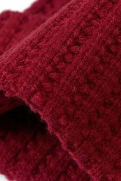 Y2K Aesthetic Coquette Style Beanie Hat for Women - Grunge, Pastel Goth, and Old Money Fashion