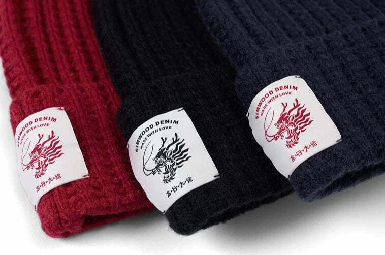 Y2K Aesthetic Coquette Style Beanie Hat for Women - Grunge, Pastel Goth, and Old Money Fashion Y2K Aesthetic Coquette Style Beanie Hat for Women - Grunge, Pastel Goth, and Old Money Fashion