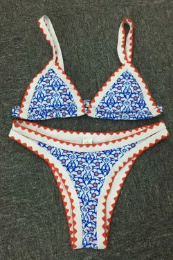 Y2K Aesthetic Coquette Style Cargo Skirt & Bikini Set - Grunge & Pastel Goth Fashion