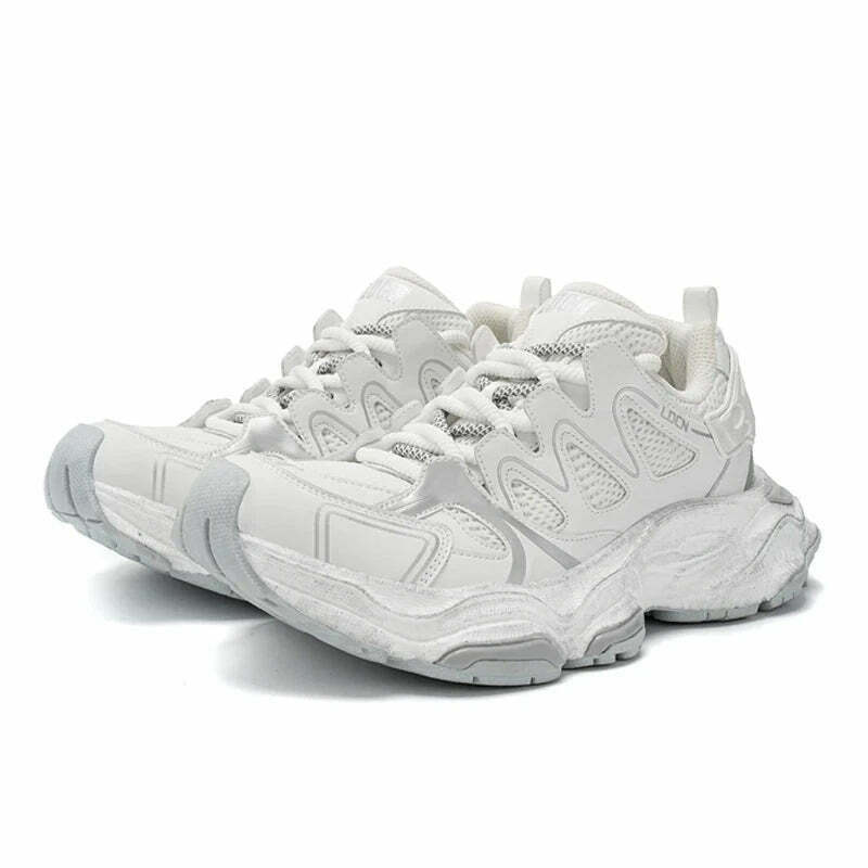 Y2K Aesthetic Coquette Style Cargo Skirt & Hoodie Set - LAZXXDCN 'LDCN' Classic Sneakers