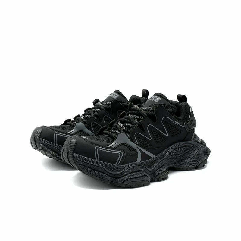 Y2K Aesthetic Coquette Style Cargo Skirt & Hoodie Set - LAZXXDCN 'LDCN' Classic Sneakers