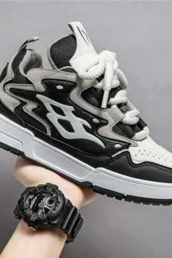 Y2K Aesthetic Coquette Style Cargo Skirt & Hoodie Set with BTHS Lo-Phat Sneakers