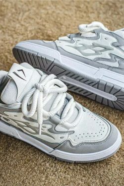 Y2K Aesthetic Coquette Style Cargo Skirt & Hoodie Set with BTHS Lo-Phat Sneakers