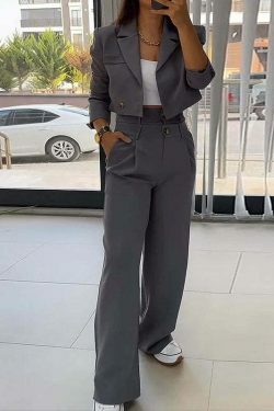 Y2K Aesthetic Coquette Style Cargo Skirt & Pant Suit Set - Grunge Fashion Women's Outfit