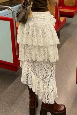 Y2K Aesthetic Coquette Style Cargo Skirt - Grunge Fashion Asymmetrical Short Skirt